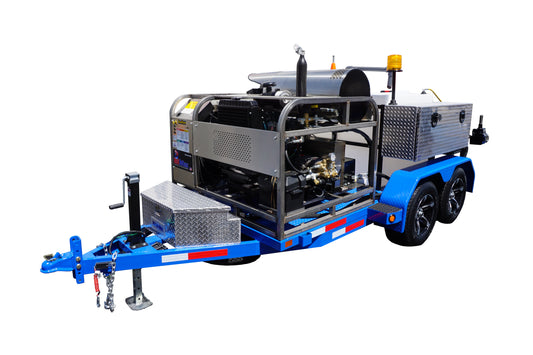 Hot Water Diesel Powered Trailer Jetter
