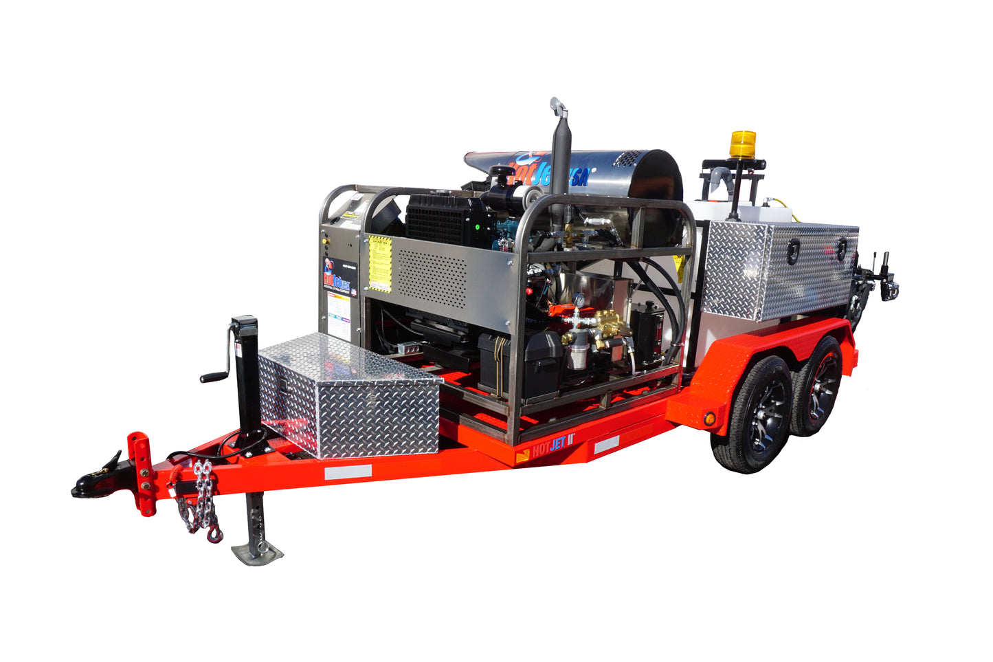 Hot Water Diesel Powered Trailer Jetter
