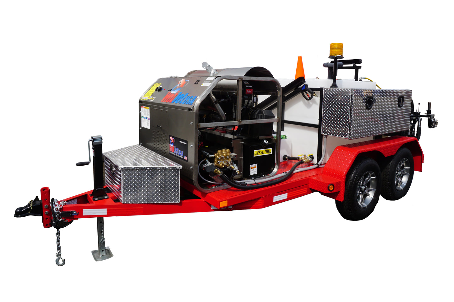 HotJet II® Hot/Cold Water Trailer Jetter