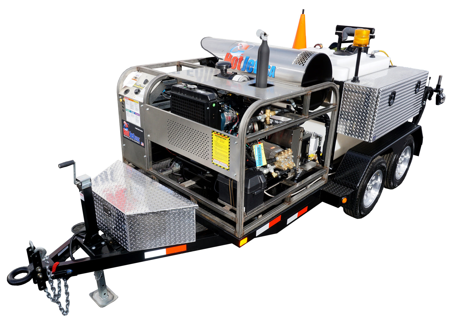 Hot Water Diesel Powered Trailer Jetter