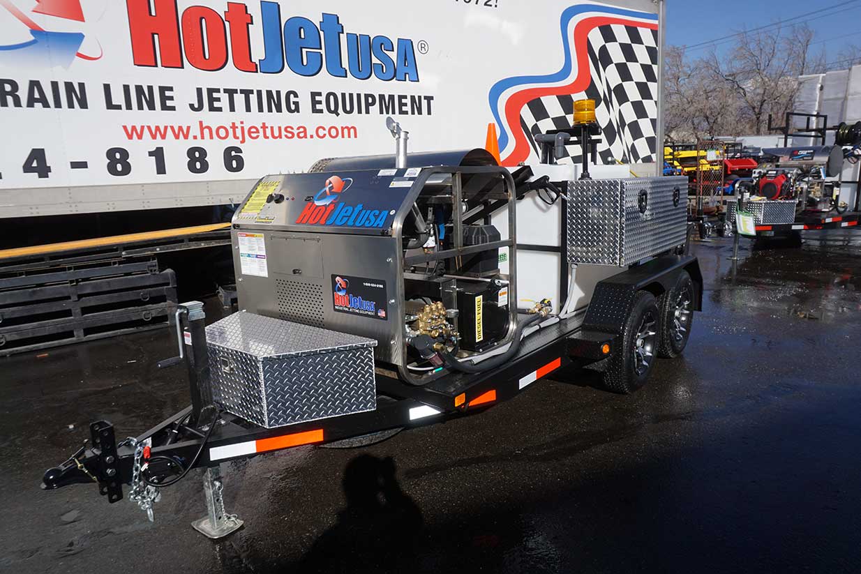 HotJet II® Hot/Cold Water Trailer Jetter