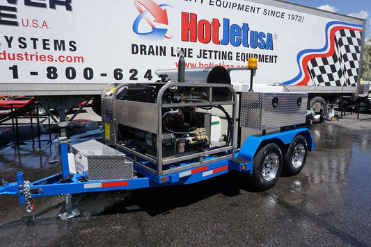 Hot Water Diesel Powered Trailer Jetter