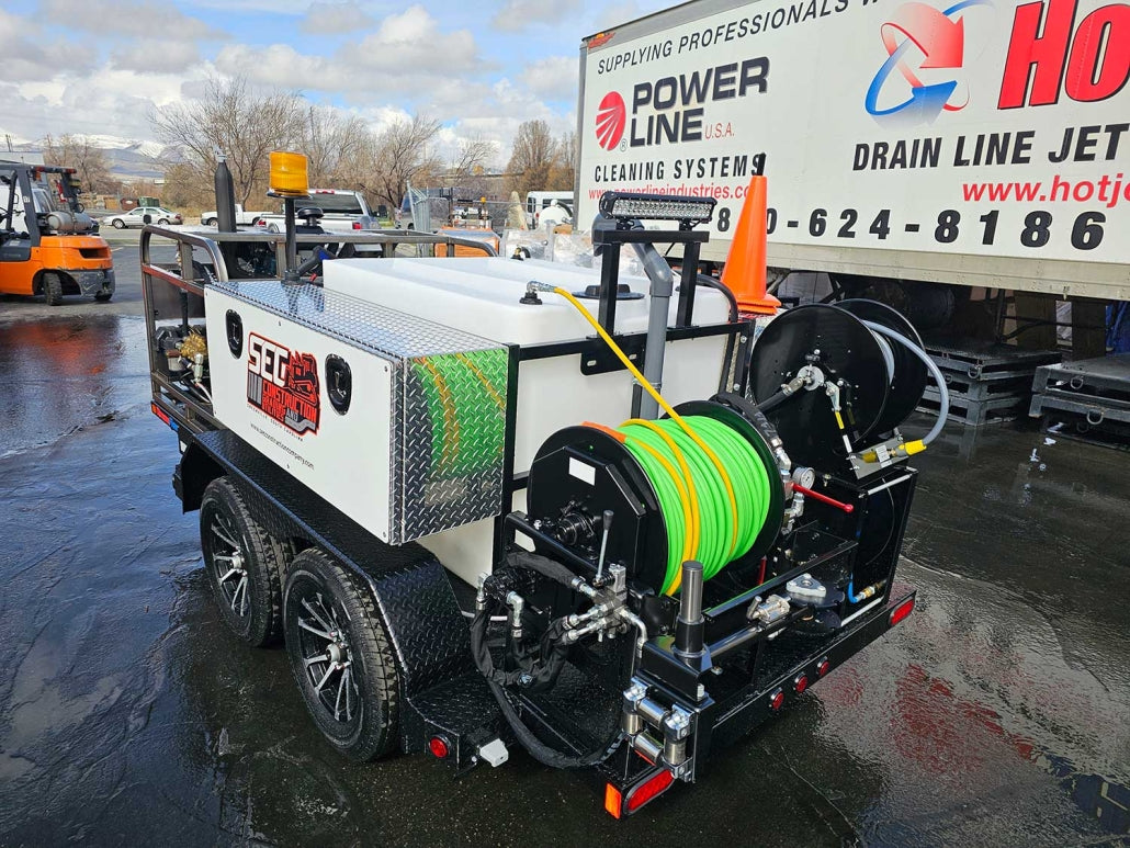 Cold Water Diesel Powered Trailer Jetter