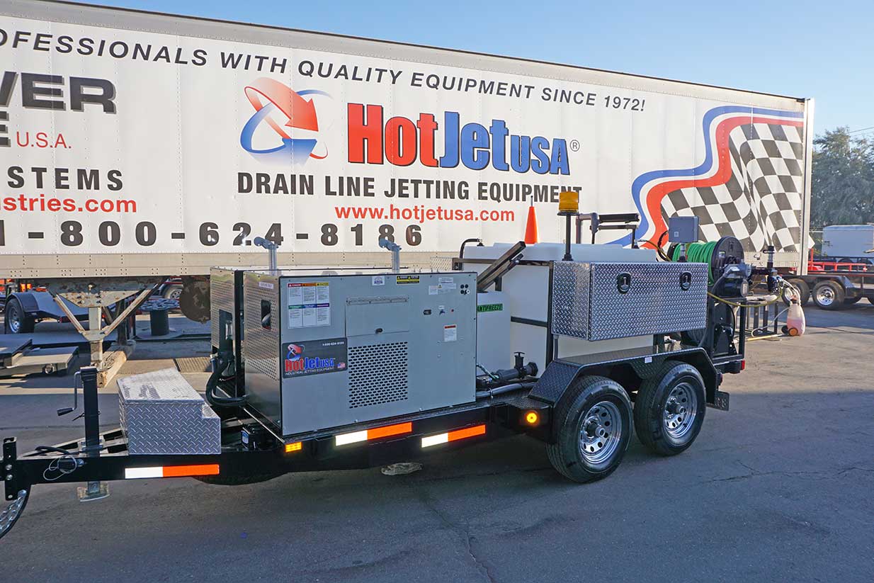 Cold Water 70HP Trailer Mounted Jetter