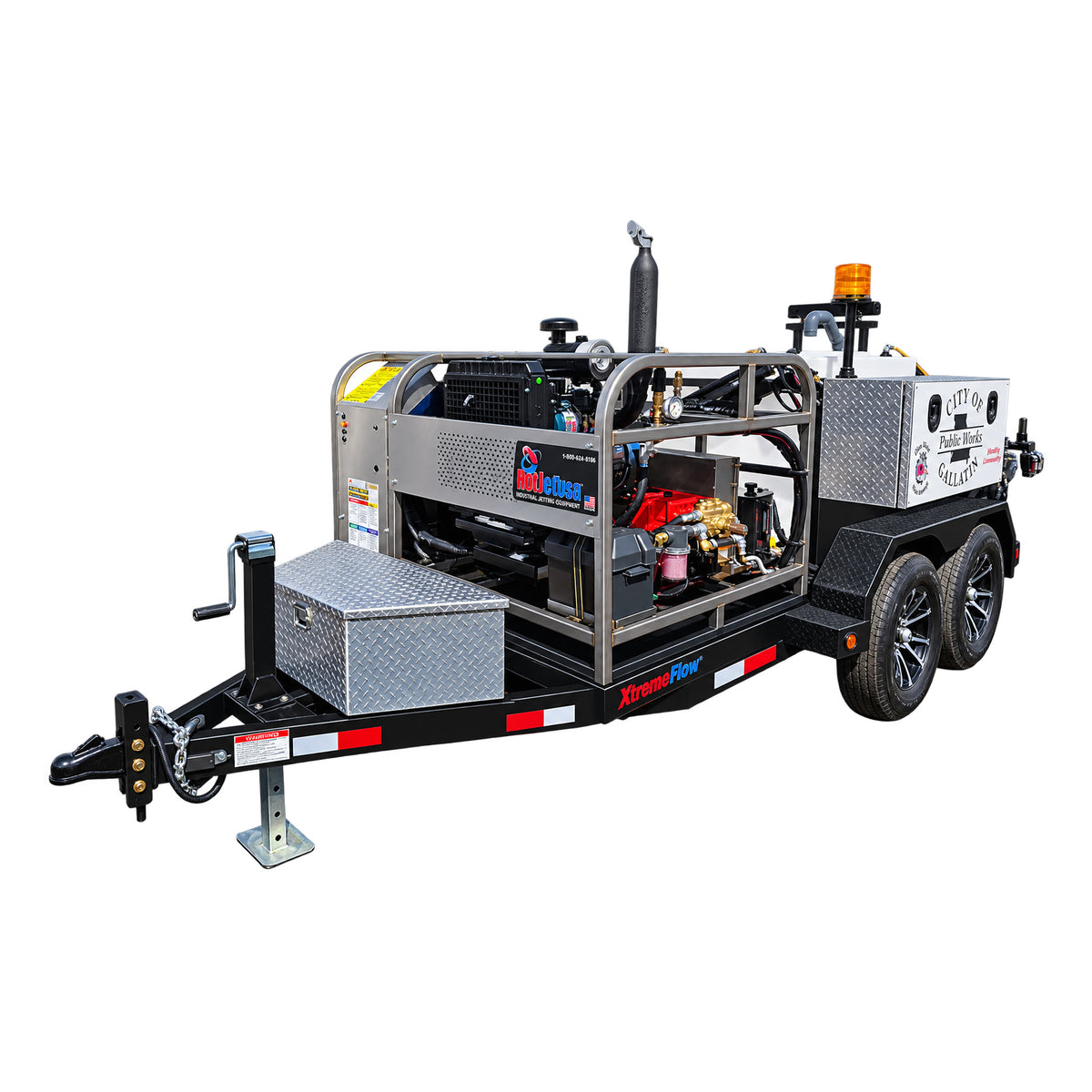 Cold Water Diesel Powered Trailer Jetter