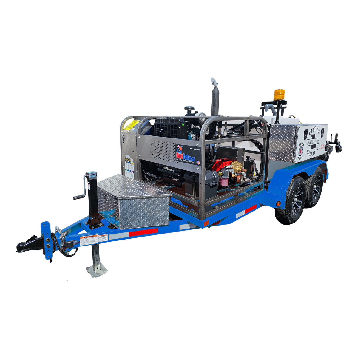 Cold Water Diesel Powered Trailer Jetter