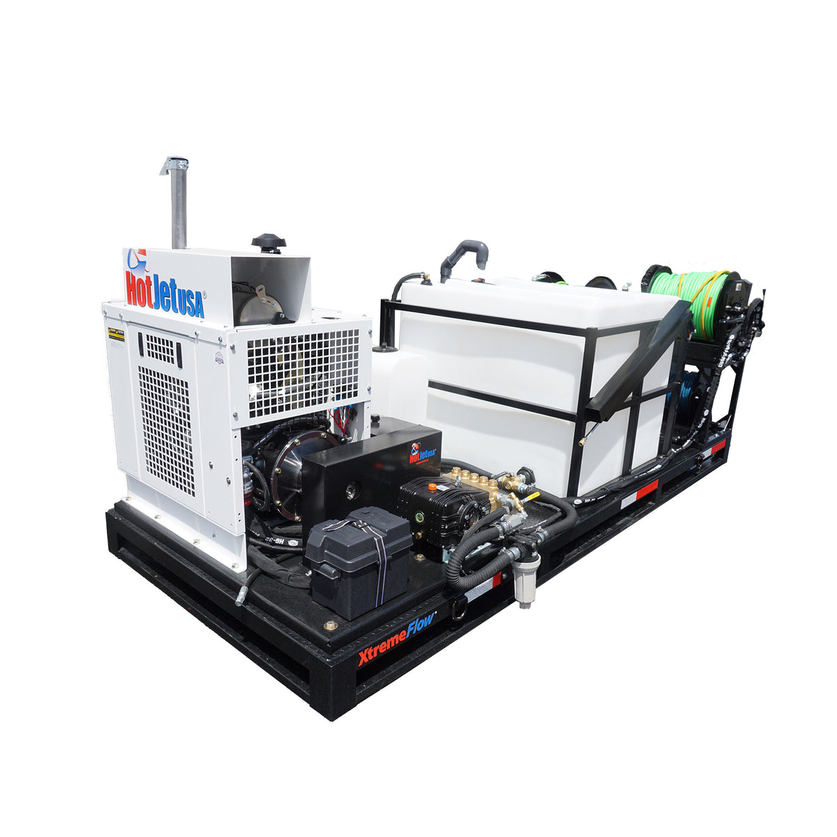 Skid Mounted Cold Water Jetter Trailer - Yanmar Turbo Diesel